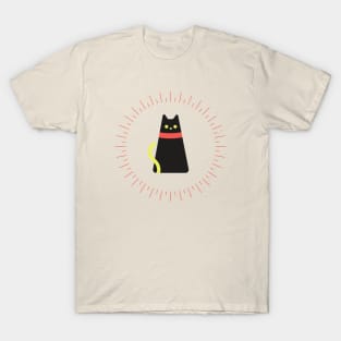 Cute Black Cat T-Shirt